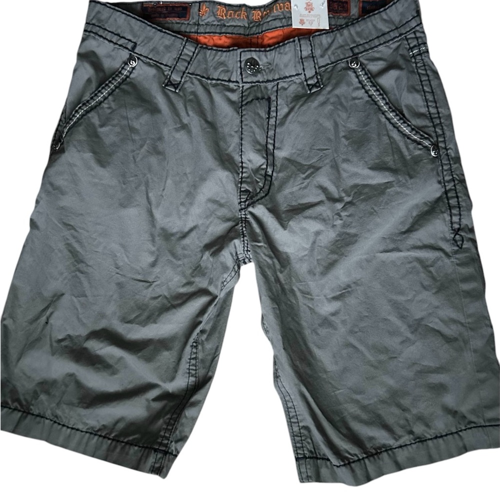Rock Revival Men's Gray Shorts